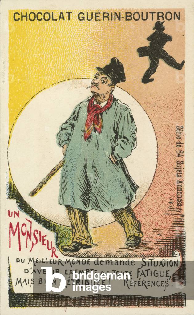 A gentleman seeking well paid easy employment (litho)