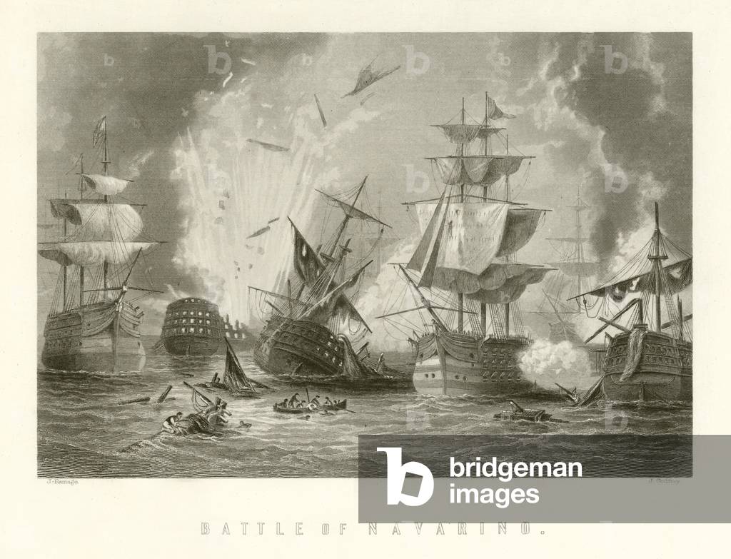 Battle of Navarino (engraving)