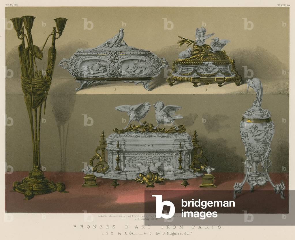 Bronzes d'Art from Paris (chromolitho)