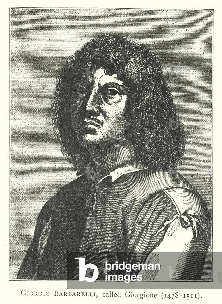 Giorgio Barbarelli, called Giorgione, 1478-1511 (engraving)