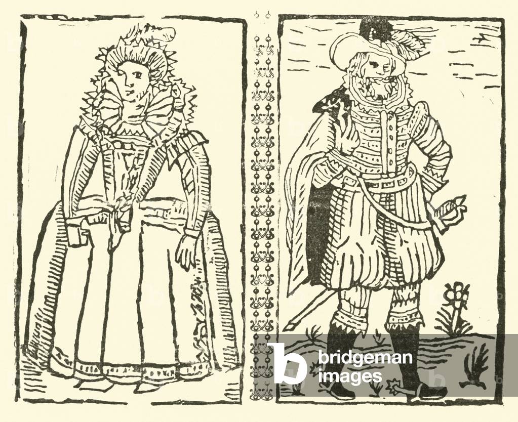 Illustration for The Roxburghe Ballads (woodcut)