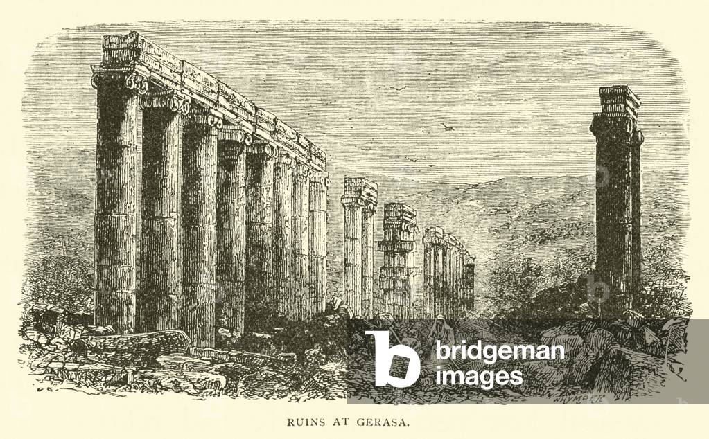 Ruins at Gerasa (engraving)