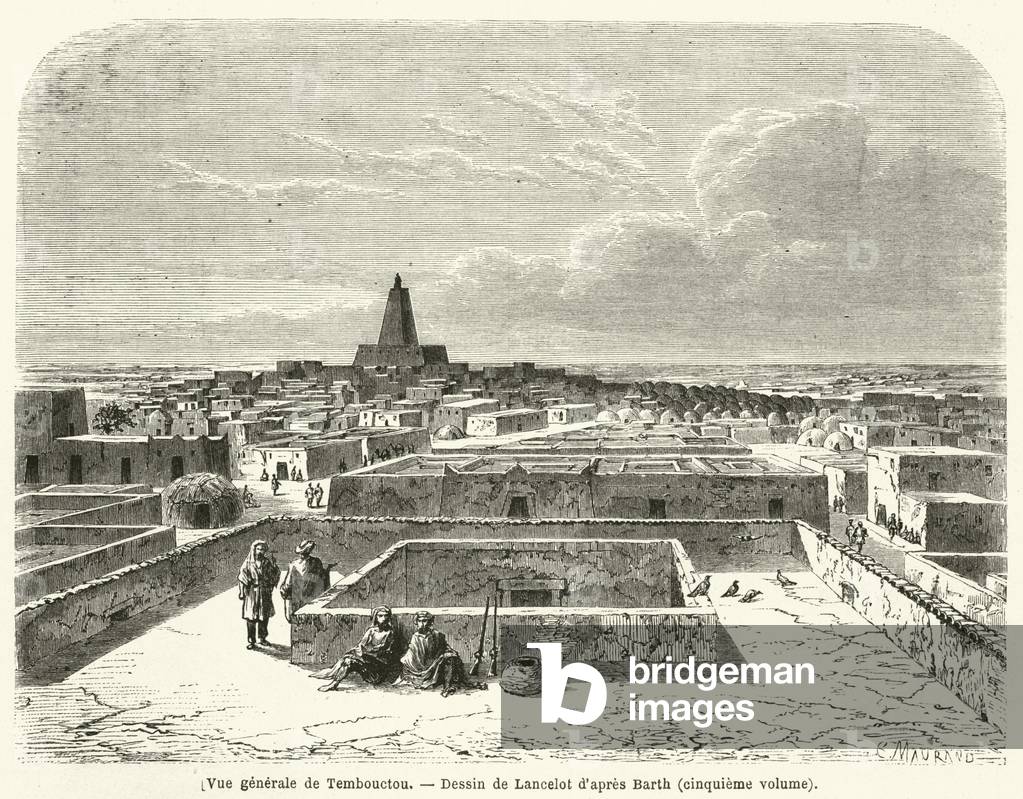 Vue generale de Tembouctou (engraving)