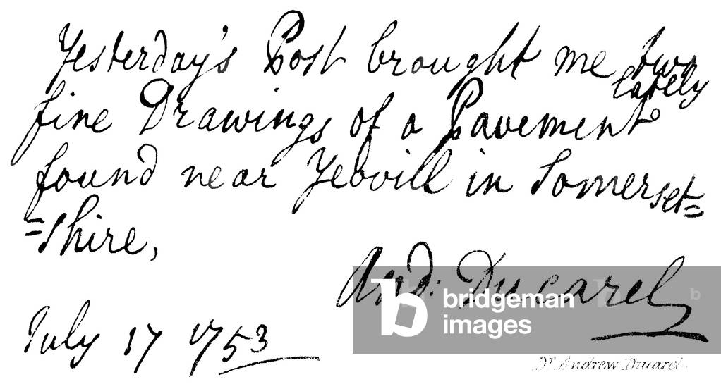 Dr Andrew Ducarel (engraving)