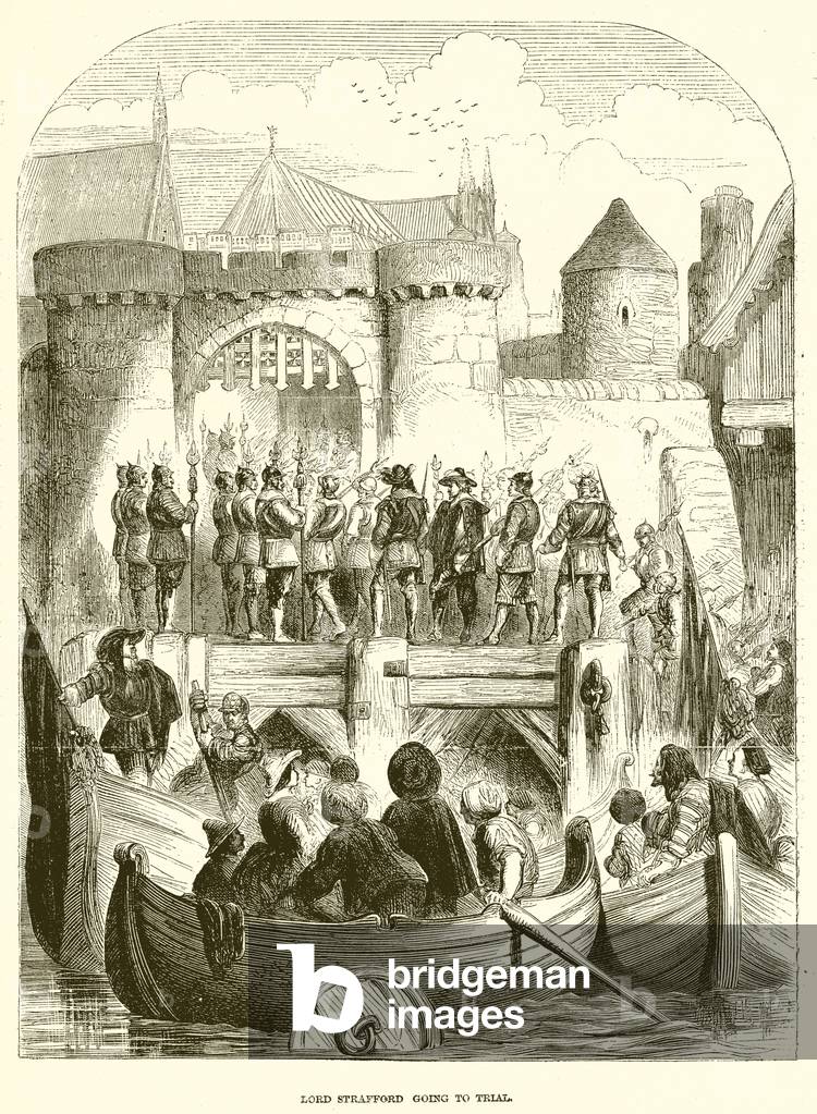 Lord Strafford going to Trial (engraving)