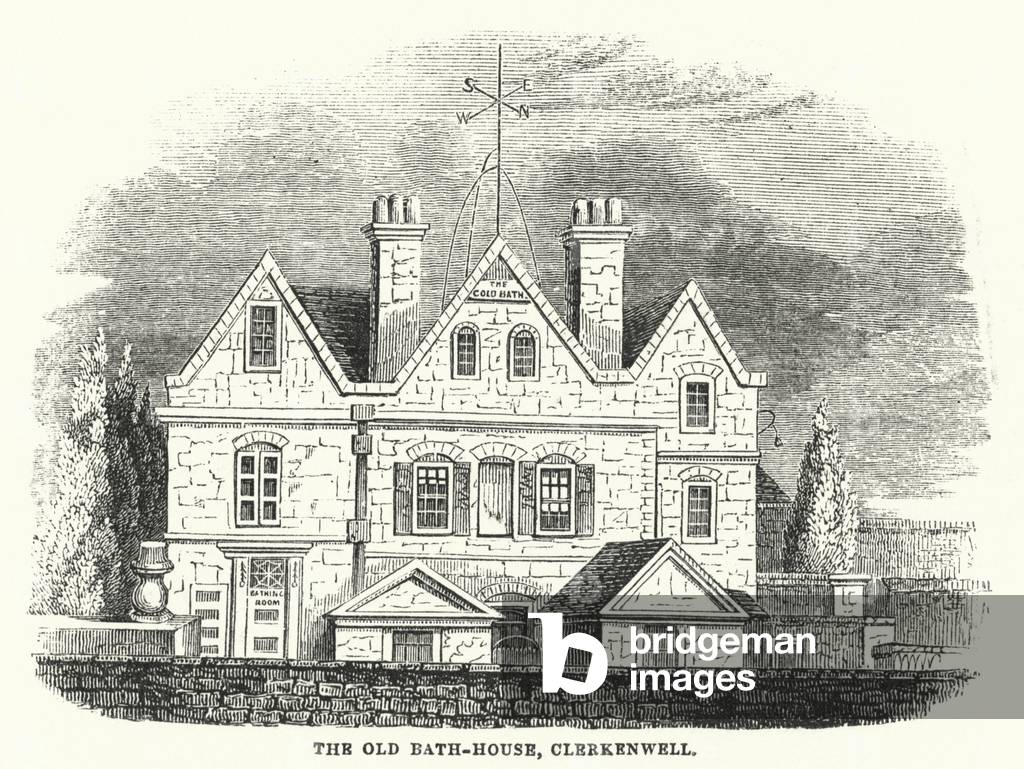 The Old Bath-House, Clerkenwell (engraving)