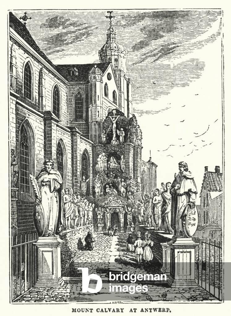 Mount Calvary at Antwerp (engraving)