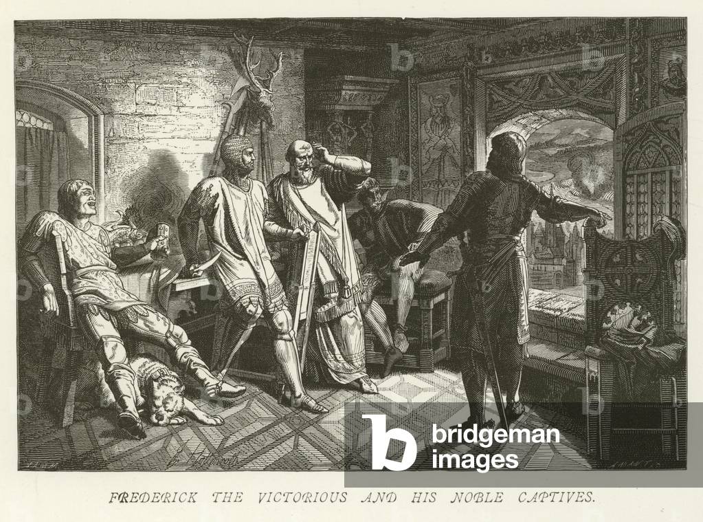 Frederick the Victorious and his Noble Captives (engraving)