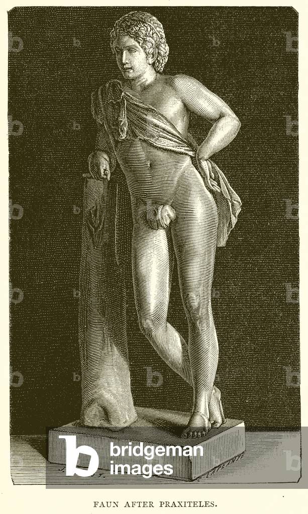 Faun after Praxiteles (engraving)