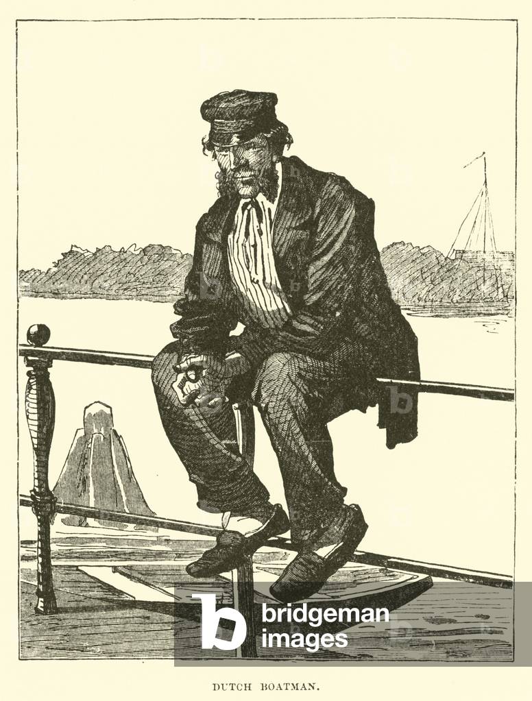 Dutch boatman (engraving)