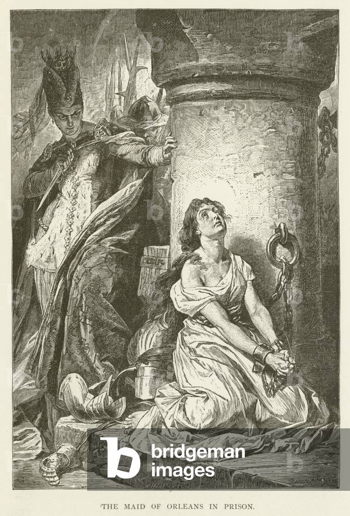 The Maid of Orleans in Prison (engraving)