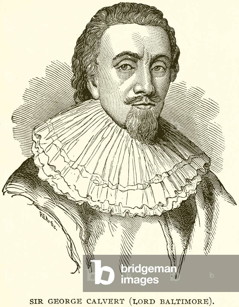 Sir George Calvert (Lord Baltimore) (engraving)