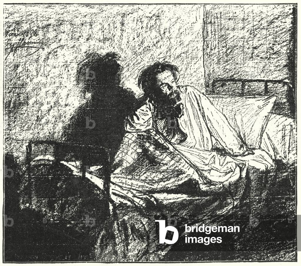 Charles Meryon, French artist, 1858 (engraving)