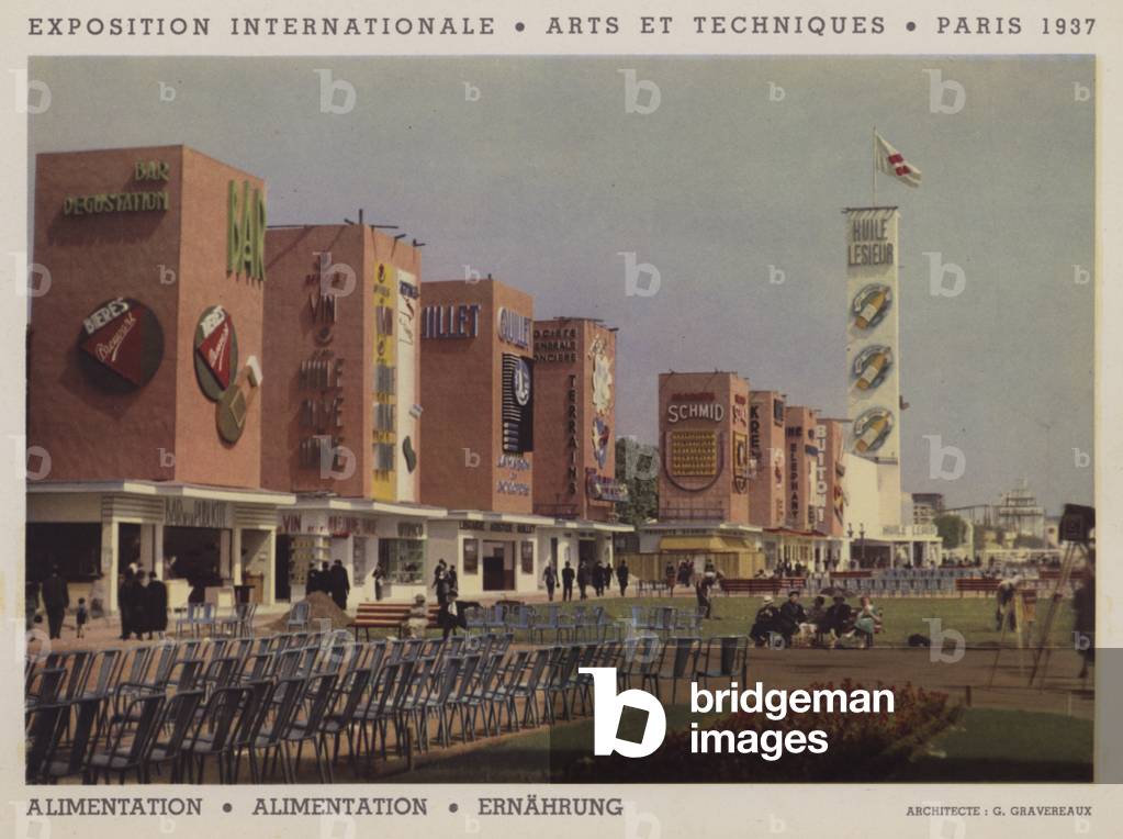 Paris Exposition 1937: Alimentation; Alimentation; Ernahrung (photo)