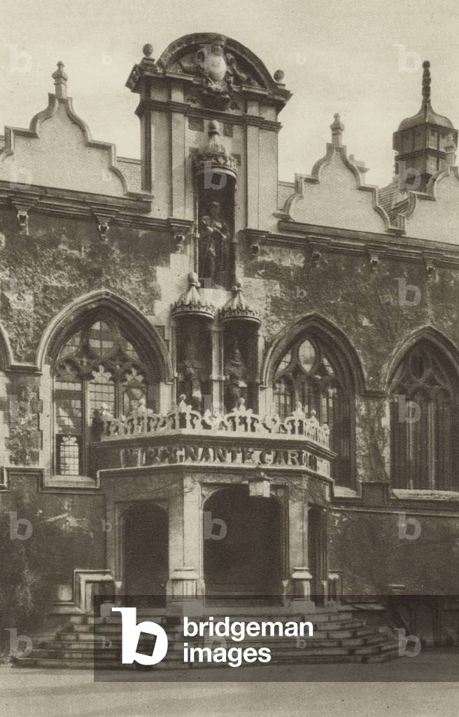 Oriel College (b/w photo)