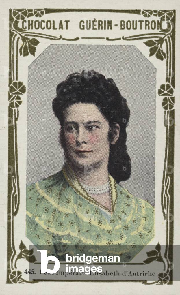 Feue Imperatrice Elisabeth d'Autriche (coloured photo)