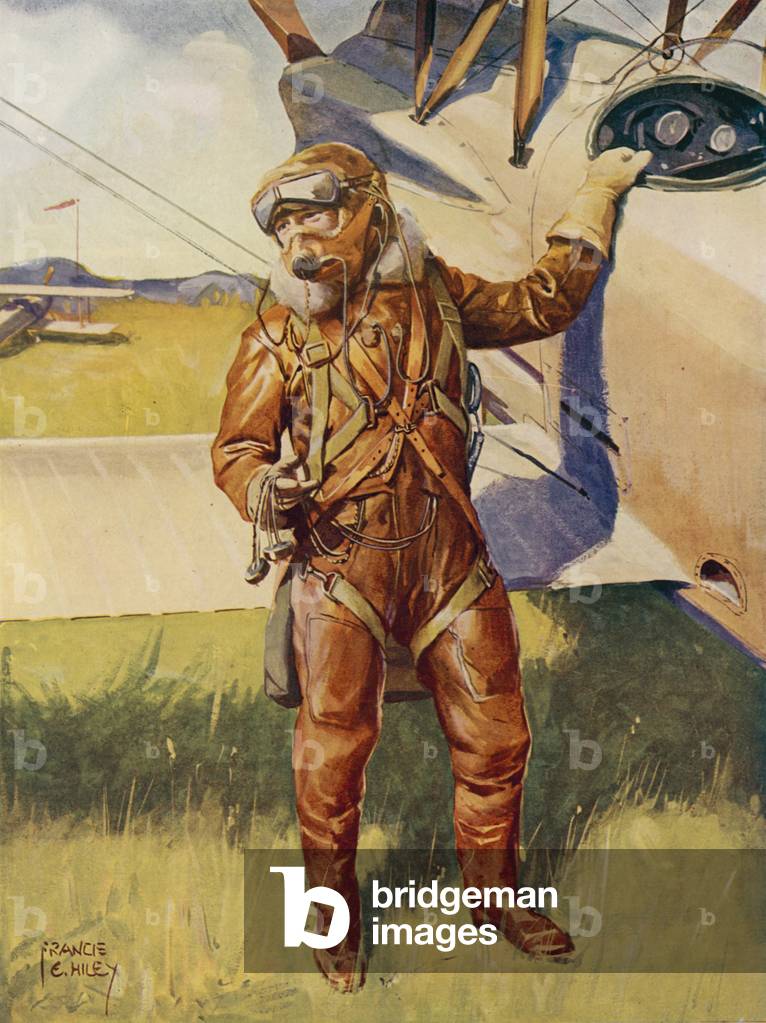 Ready for a high altitude flight (colour litho)