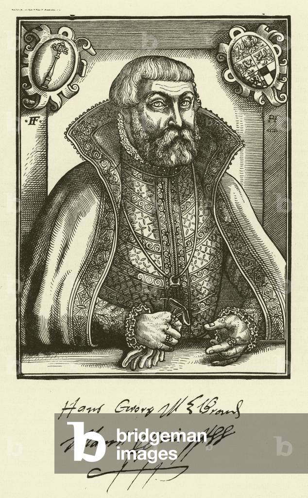 John George, Elector of Brandenburg, 1572 (woodcut)