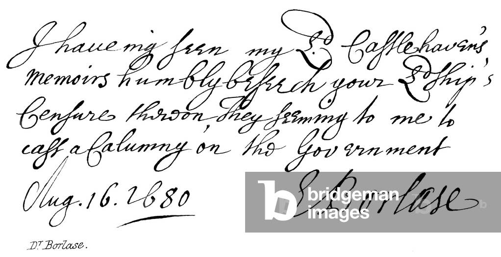 Dr Borlase (engraving)