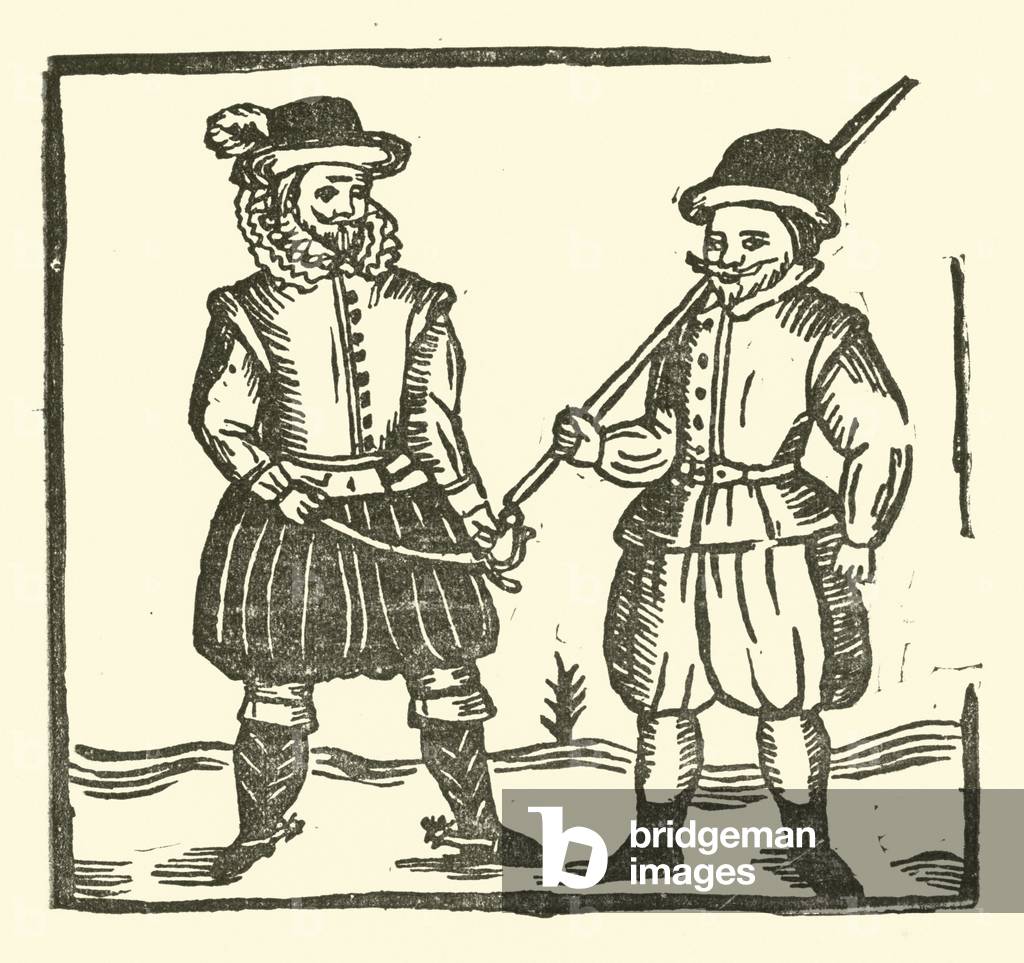 Illustration for The Roxburghe Ballads (woodcut)