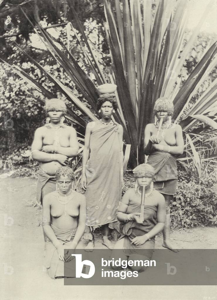 Native Women of Natal (b/w photo)