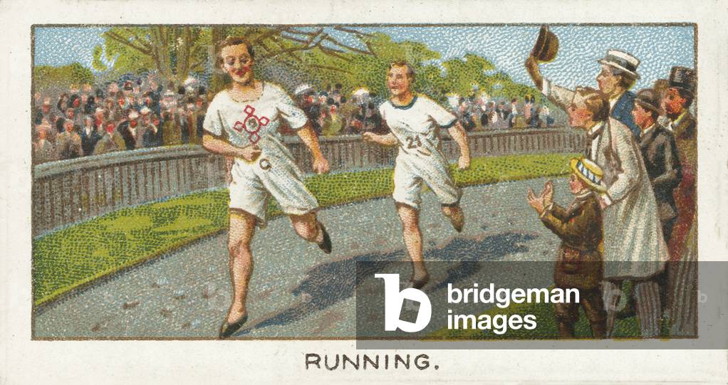 Running (chromolitho)