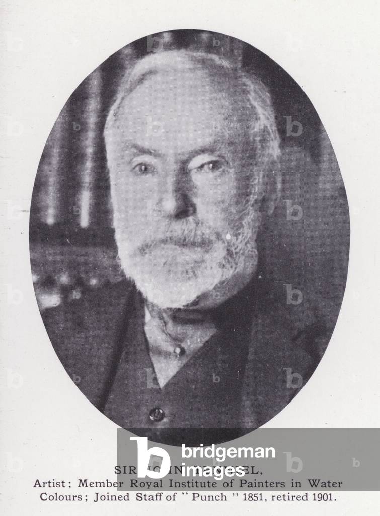Prominent Men of London: Sir John Tenniel (b/w photo)
