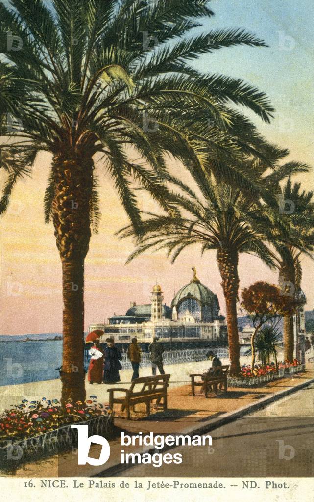 Nice, Le Palais De La Jetee Promenade (colour photo)