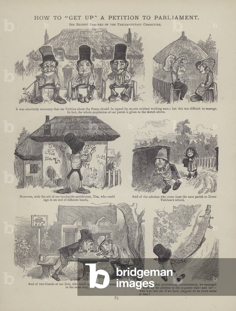 Page from The British Working Man or One Who Does Not Believe In Him (engraving)