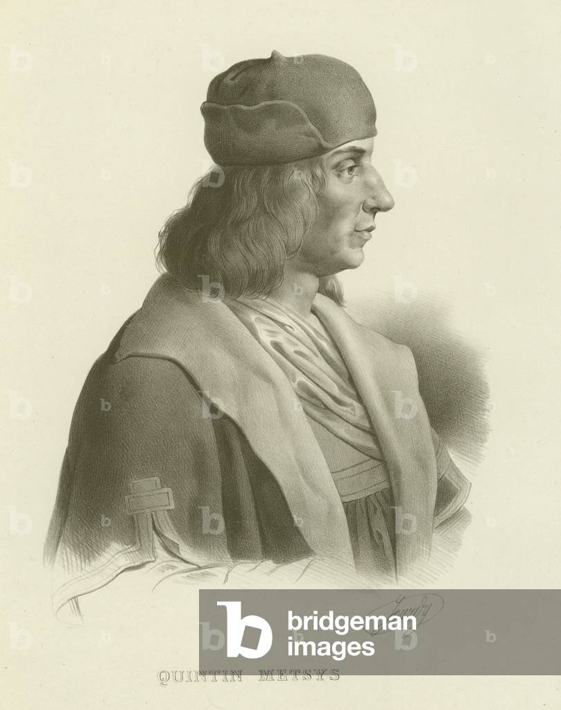 Quentin Matsys, Flemish artist (engraving)