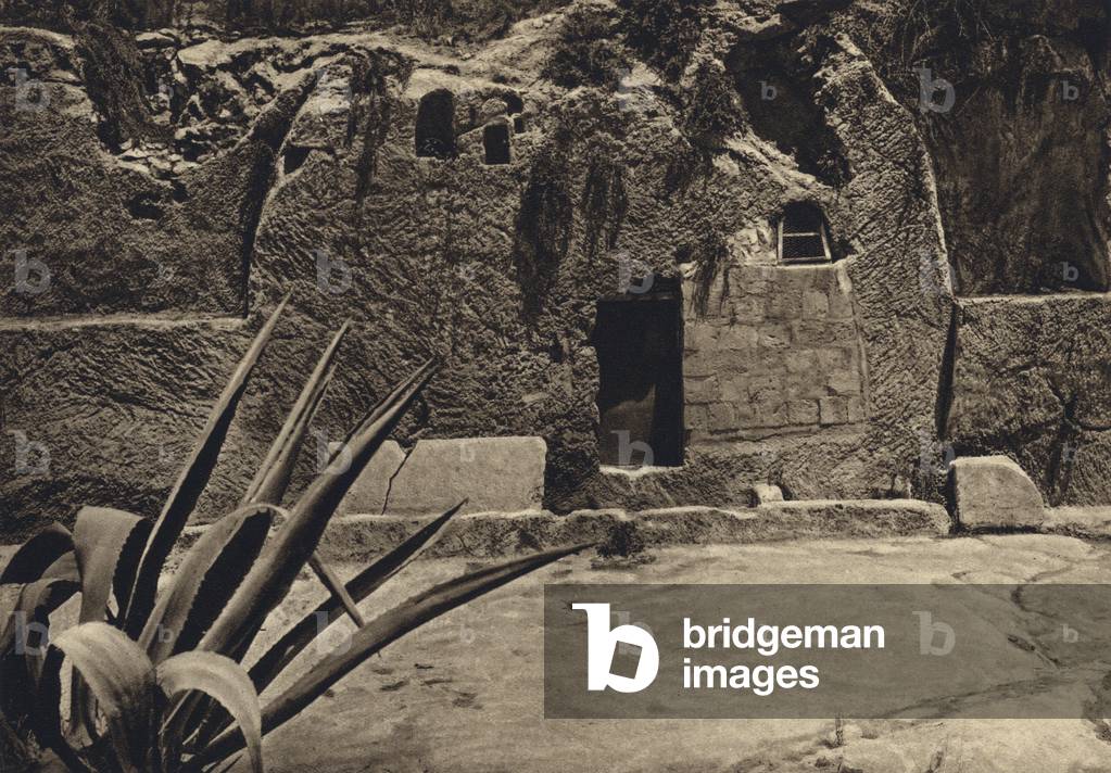 Jerusalem, Gordon's Grave of Christ (b/w photo)