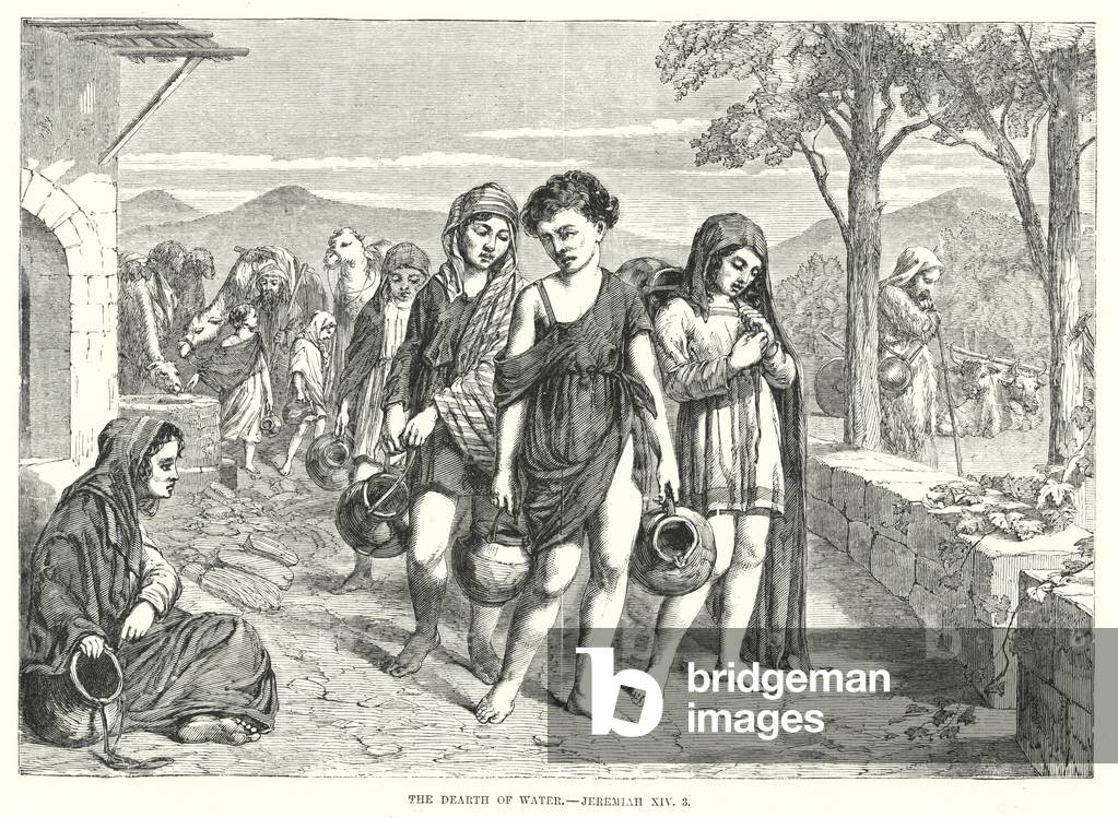The Dearth of Water, Jeremiah XIV, 3 (engraving)