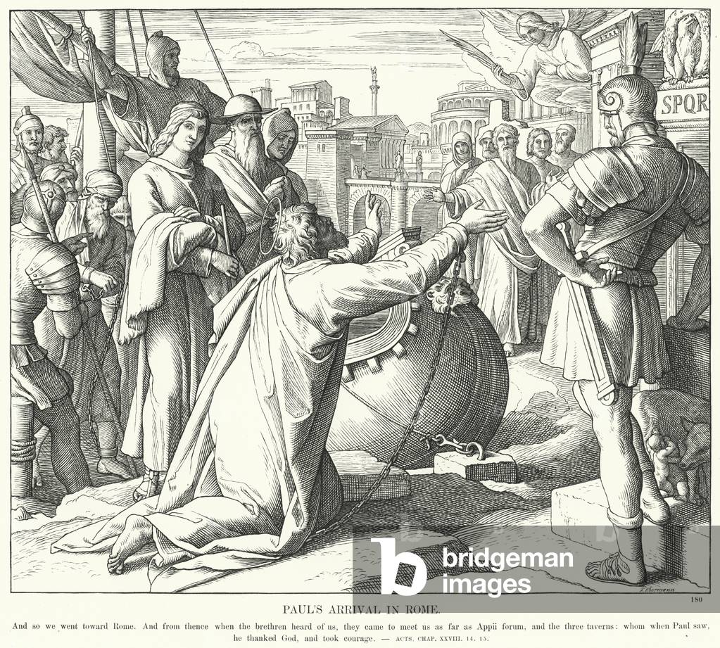 Paul's Arrival in Rome (engraving)