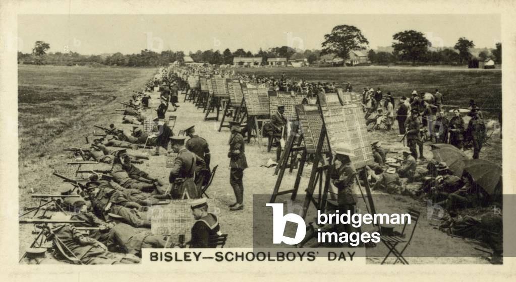 Bisley, Schoolboys' Day (b/w photo)