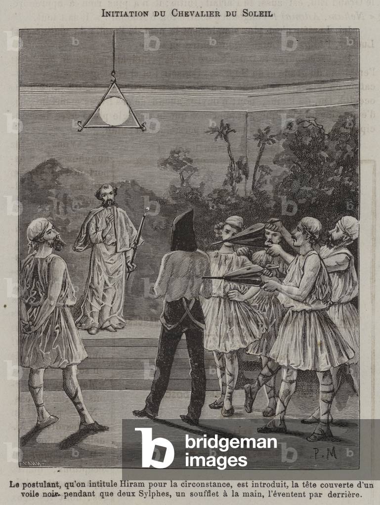 Initiation of a Knight of the Sun (engraving)