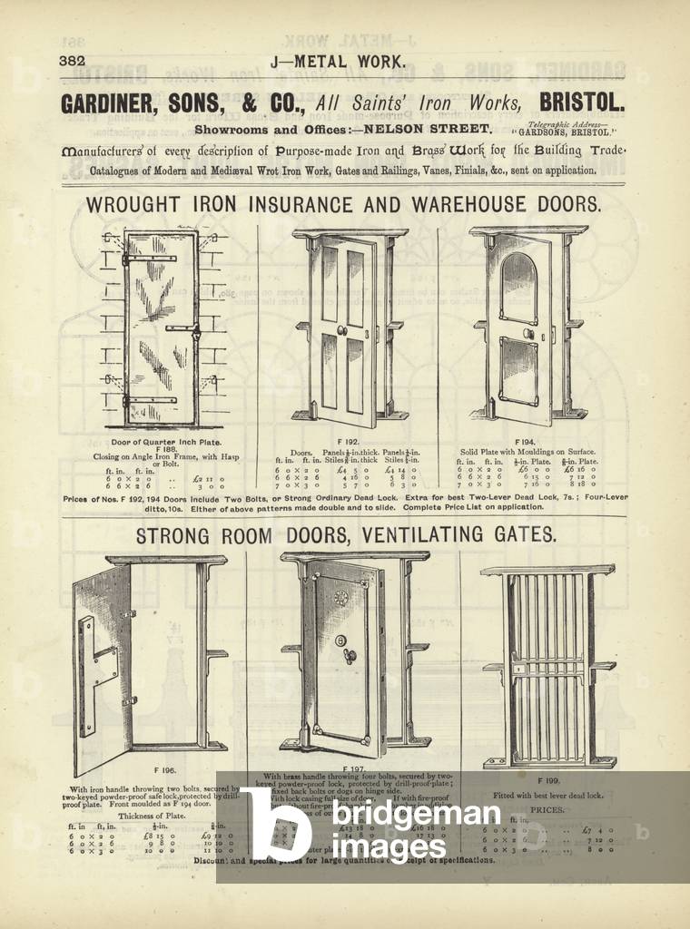 Page from The Architect's, Surveyor's and Engineer's Compendium 1892 (engraving)
