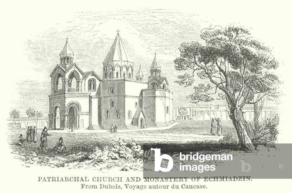 Patriarchal Church and Monastery of Echmiadzin (engraving)