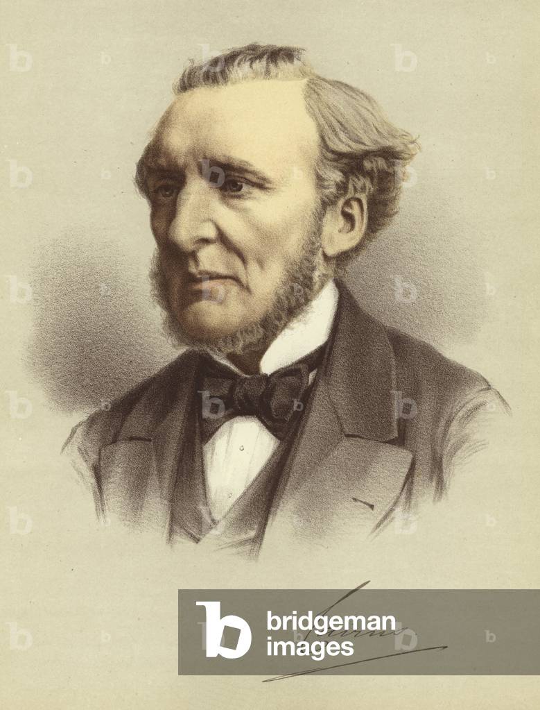 Lord Cairns (colour litho)