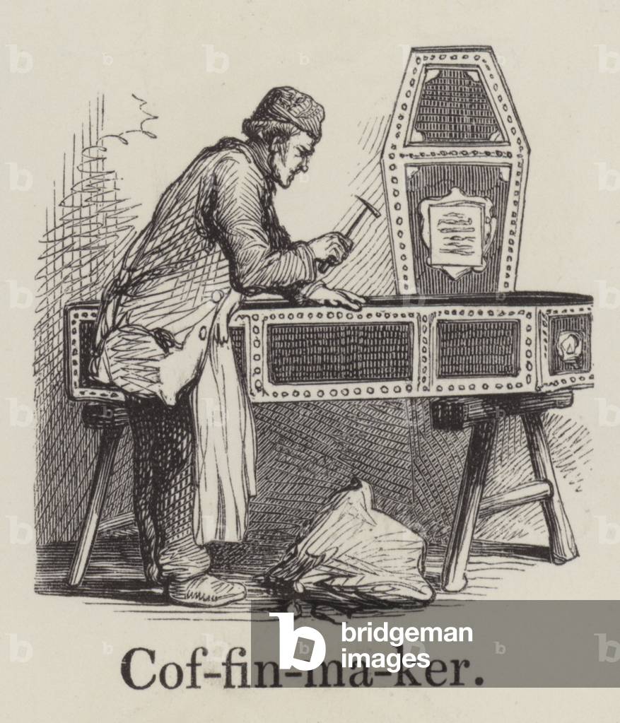 Coffin maker (engraving)