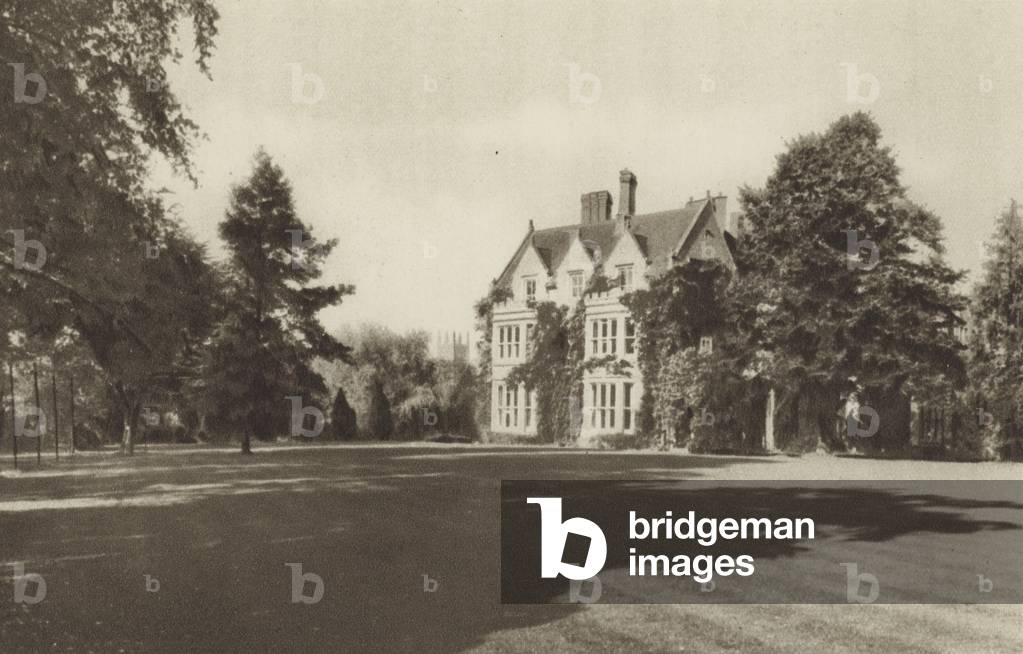 St Hilda's College (b/w photo)
