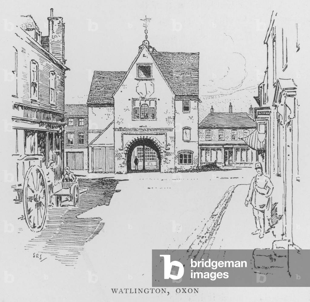 Watlington, Oxfordshire (litho)