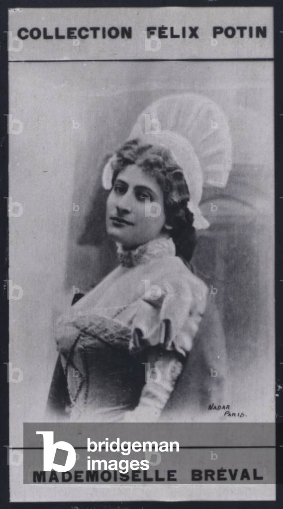 Lucienne Breval (1869) (b/w photo)