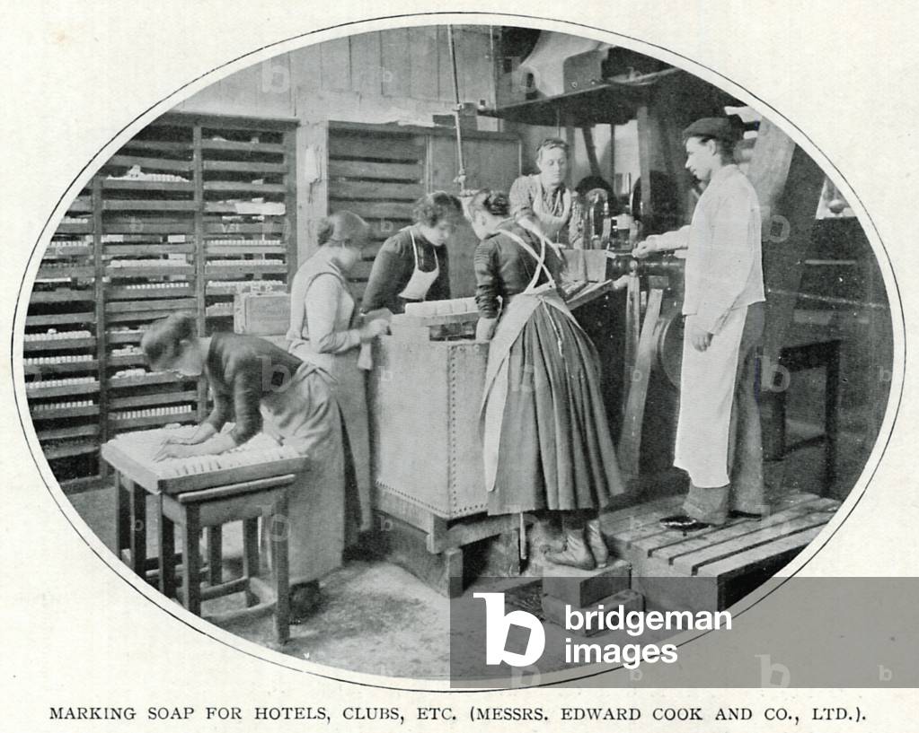 Marking Soap for Hotels, Clubs, etc. (Messrs. Edward Cook and Co., Ltd.) (b/w photo)