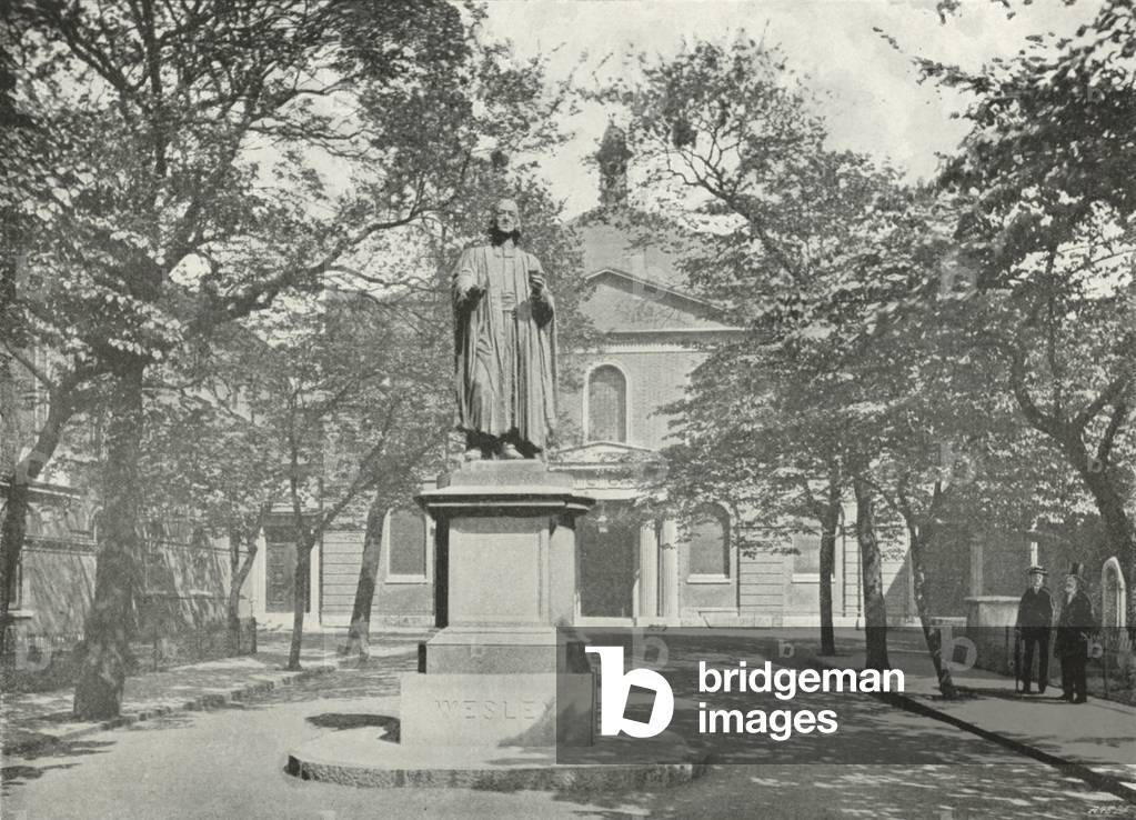 Wesley's Chapel (b/w photo)