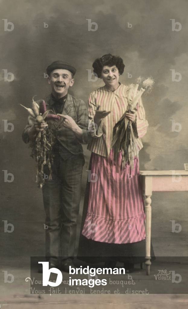 Bouquets of vegetables (colour photo)
