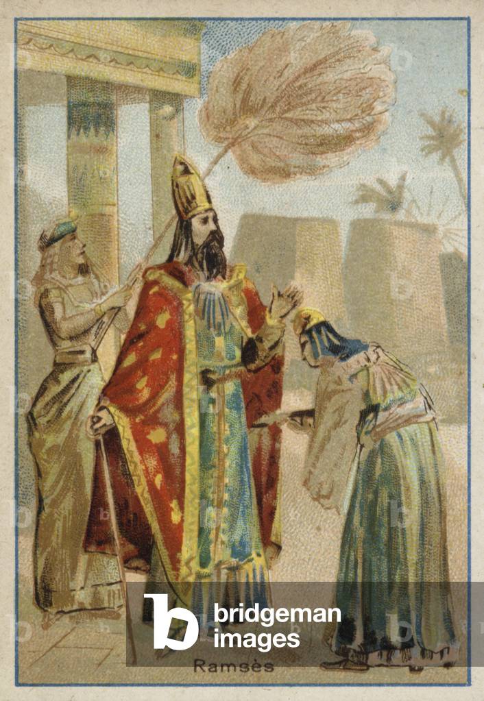 Rameses the Great, Pharaoh of Egypt (chromolitho)