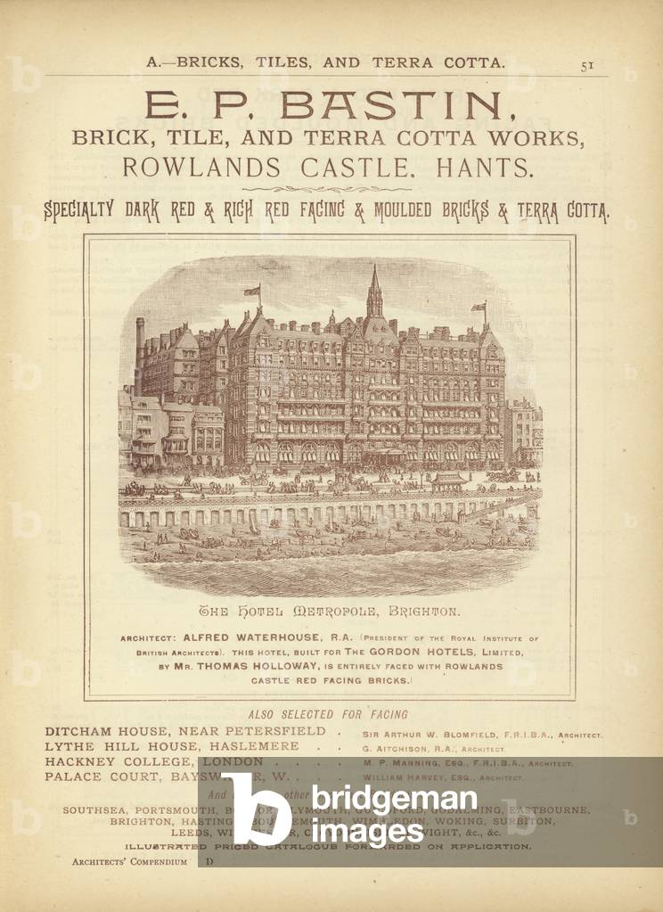 Page from The Architect's, Surveyor's and Engineer's Compendium 1892 (engraving)