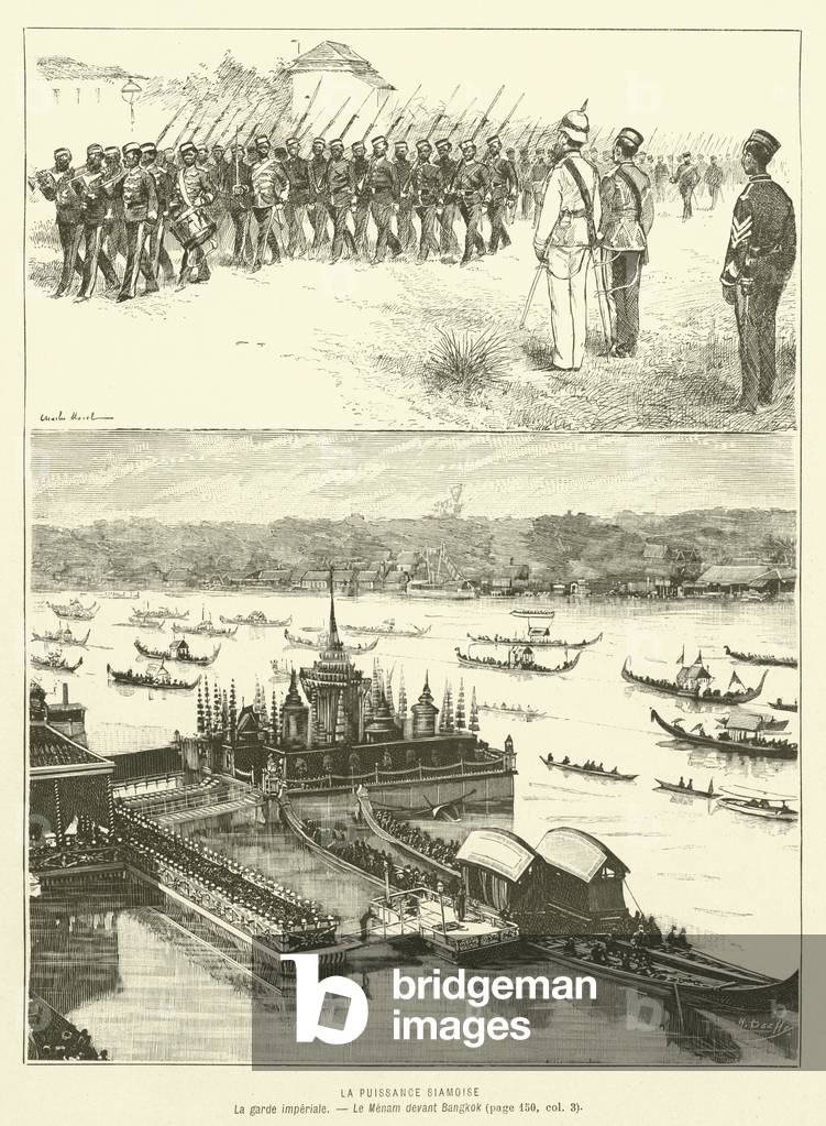 La Puissance Siamoise (engraving)