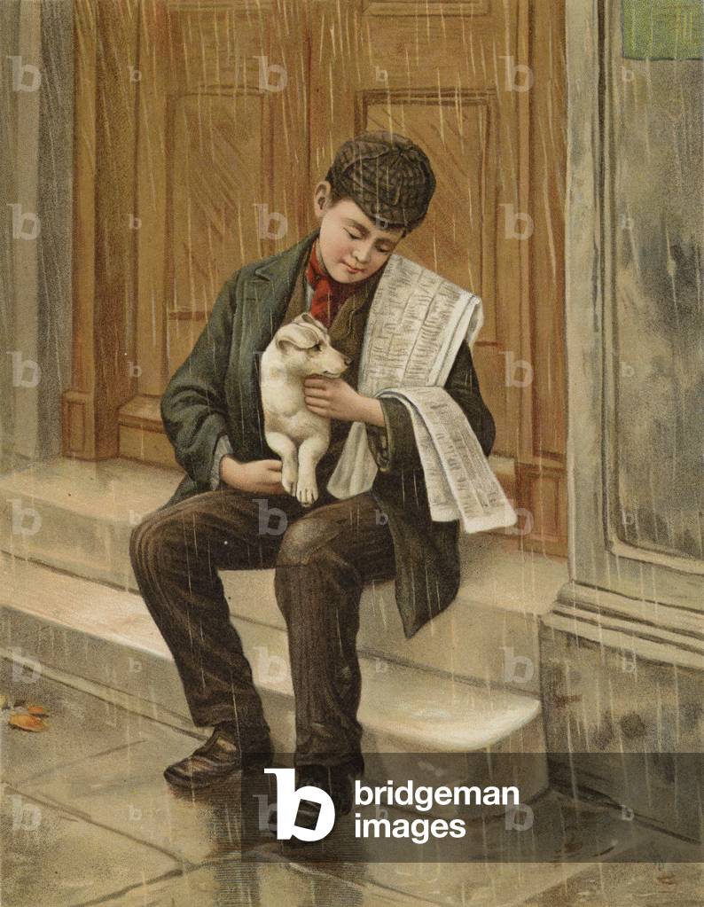 Wet and Weary (chromolitho)