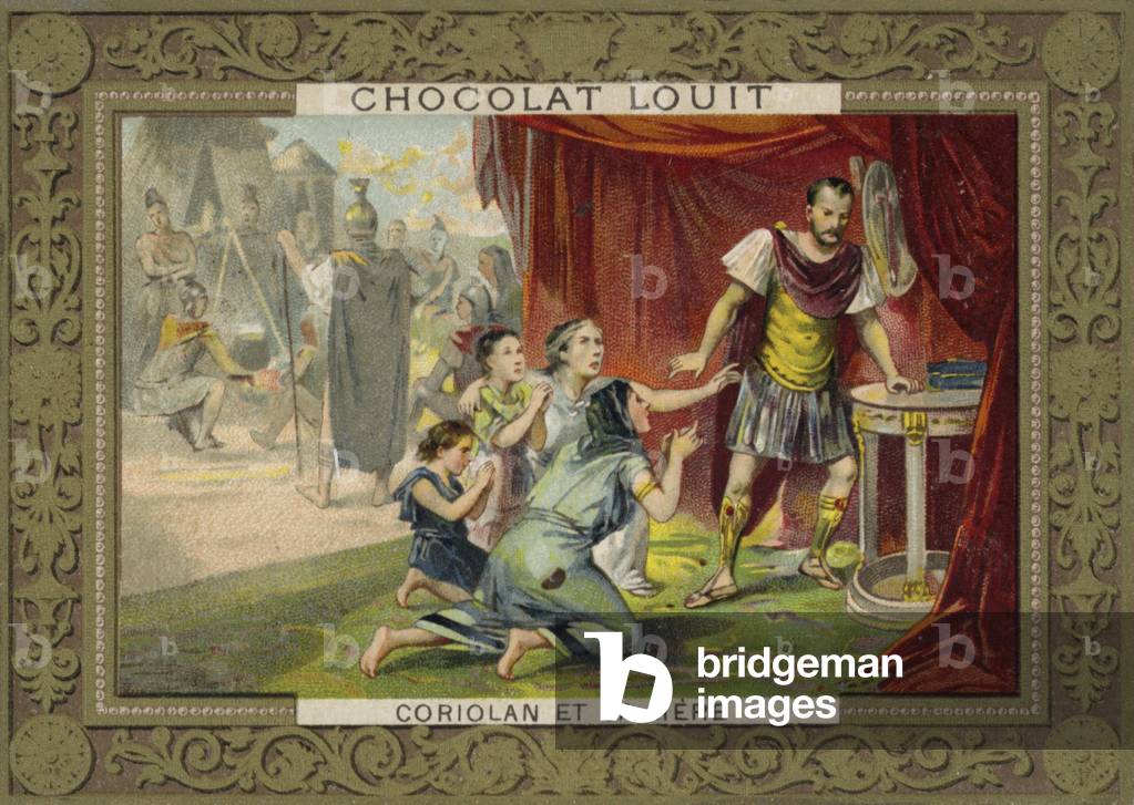 Coriolanus and his mother (chromolitho)